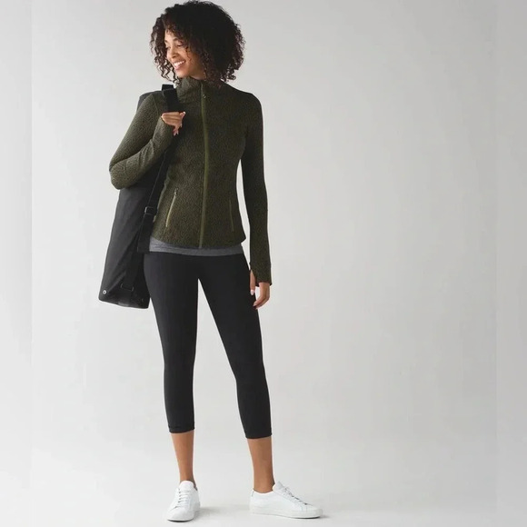 Lululemon Define Jacket 4 Black Brave Dark Olive Green - Picture 3 of 15